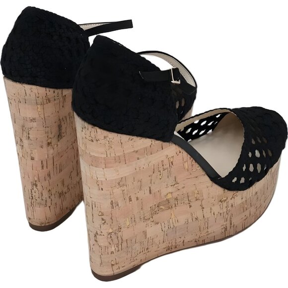 Jessica Simpson Marshela Ankle-Strap Platform Wedge Sandals Black US 10M - Picture 3 of 6